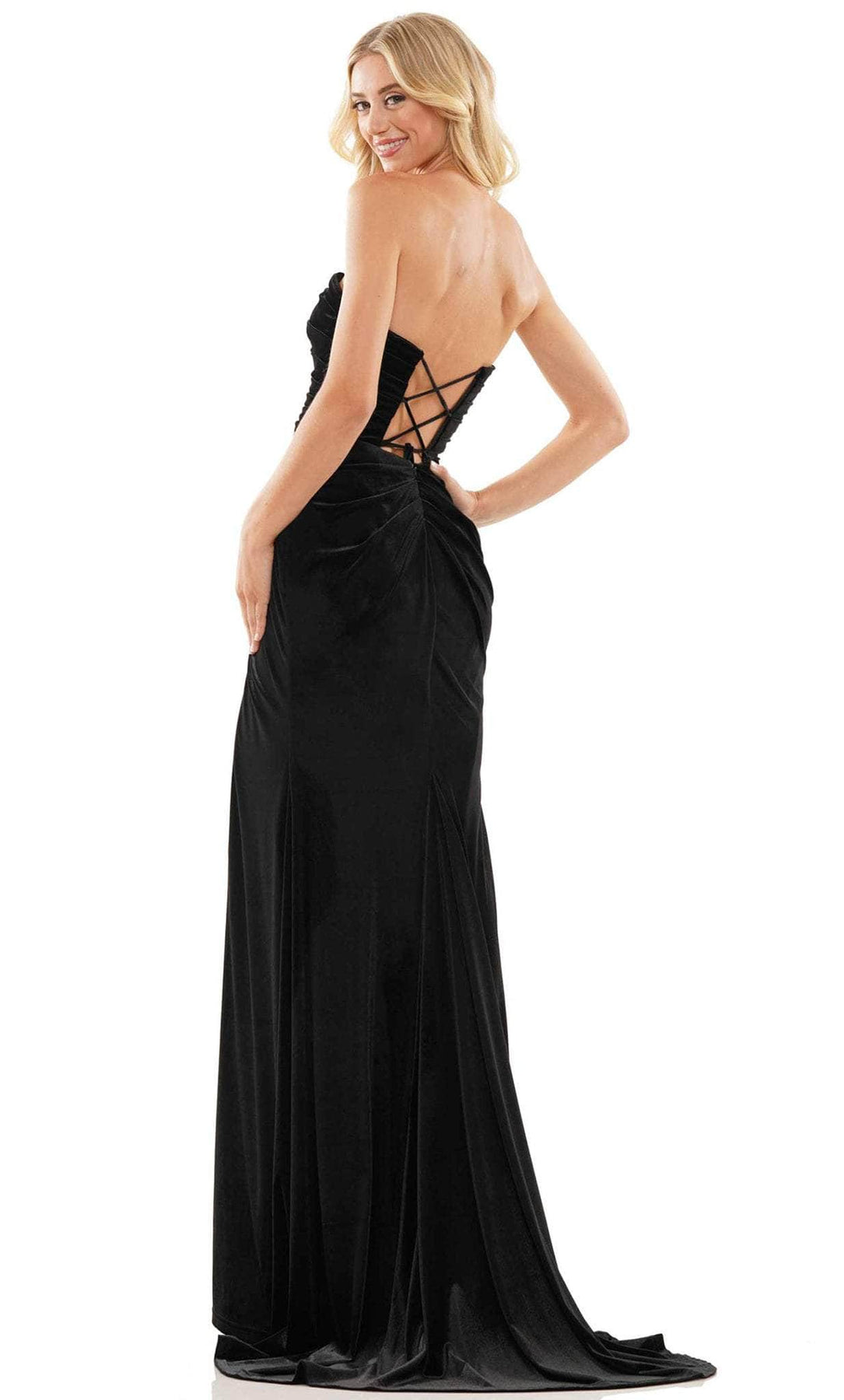 Colors Dress G1087 - Ruched Dress