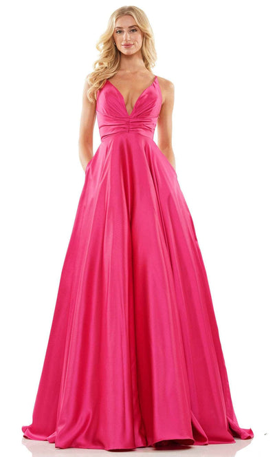 Colors Dress G1089 - V-Neck Gown
