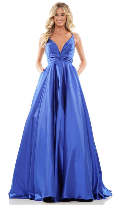 Colors Dress G1089 - V-Neck Gown