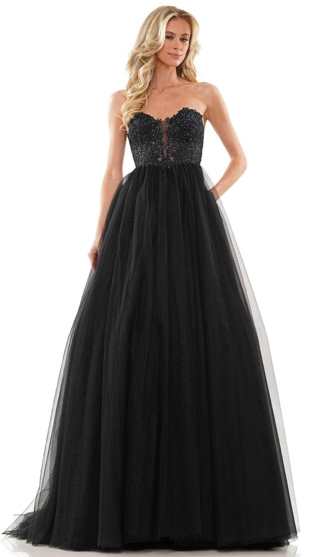Colors Dress G1094 - Strapless A-line Gown
