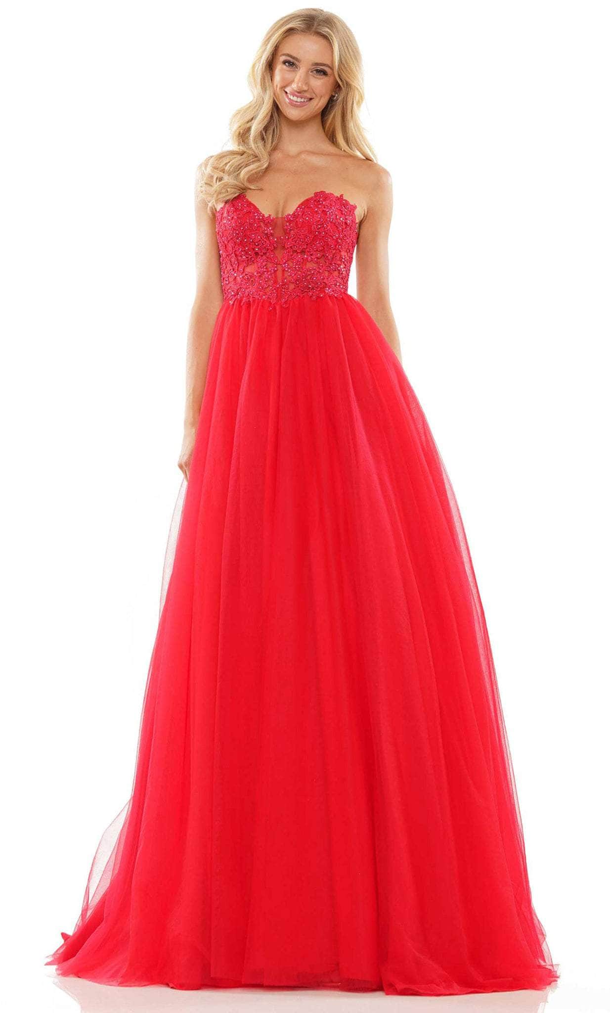 Colors Dress G1094 - Strapless A-line Gown
