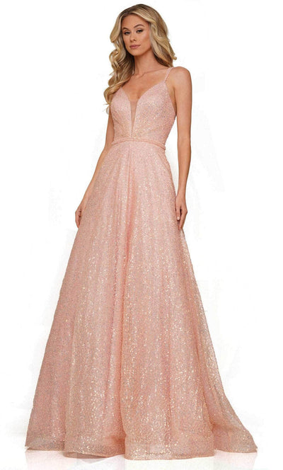 Colors Dress G1095 - Sequined Gown