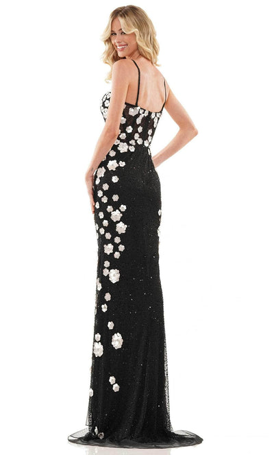 Colors Dress K135 - Floral Appliqued Prom Dress Special Occasion Dress