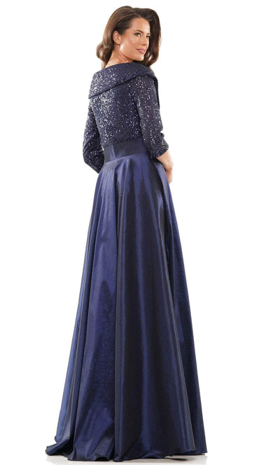 Colors Dress M317 - Sequined Bodice Dress