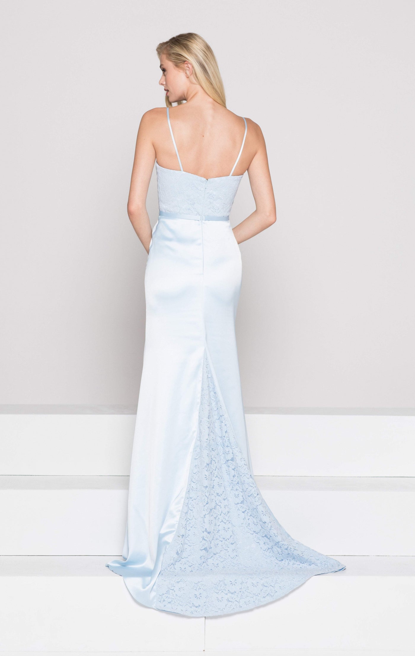 Colors Dress Plunging Sweetheart Satin Gown G780 CCSALE 8 / BLL
