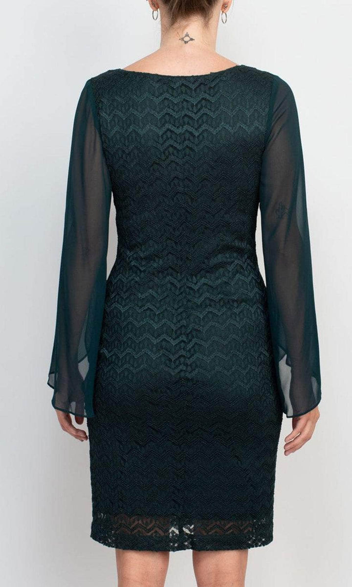 Connected Apparel TFK67934M1 - Knee-Length Lace Sheath Dress