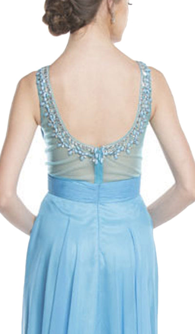 Crisscross Ruched A-Line Evening Dress Dress