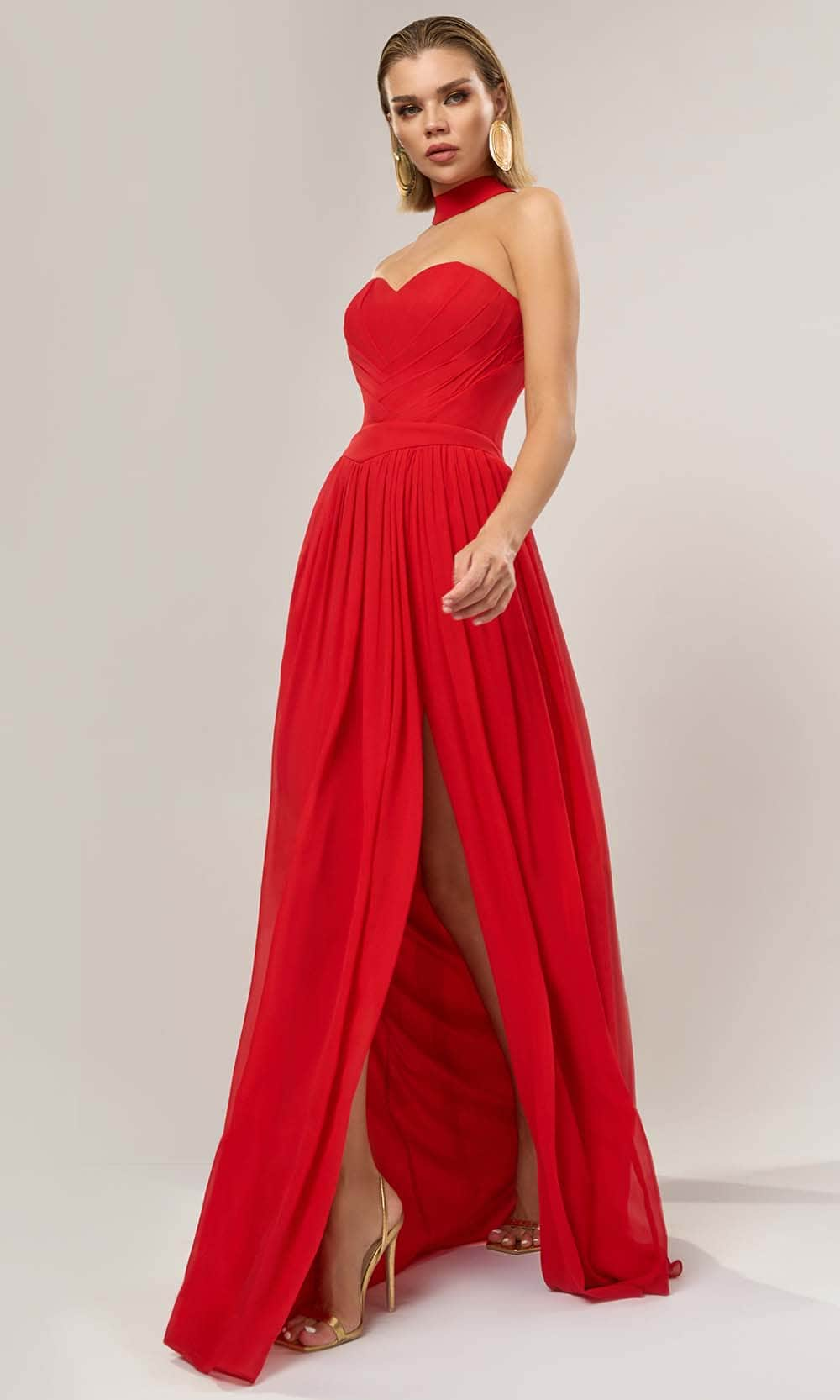 Cristallini Amore CA26 - Pleated Gown