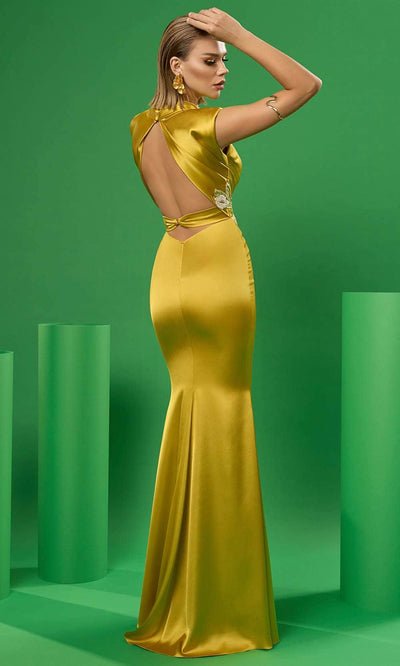 Cristallini Elysee CA01 - Cap Sleeve Gown