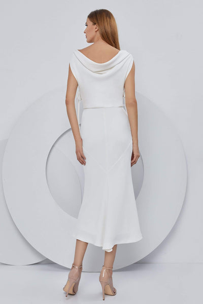 Cristallini - SKA1196 Bateau Off Shoulder Cocktail Dress Evening Dresses