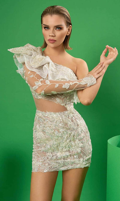 Cristallini State Of Art CA31 - Beaded Lace Dress