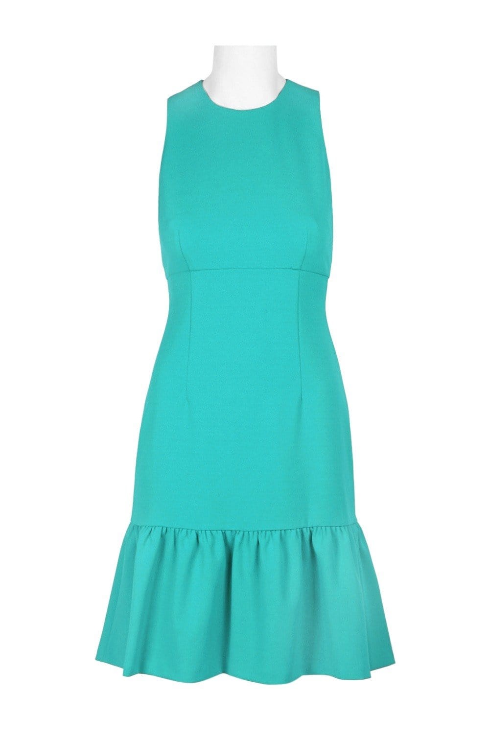 Donna Morgan - D6011M Sleeveless Stretch Crepe A-line Dress In Green