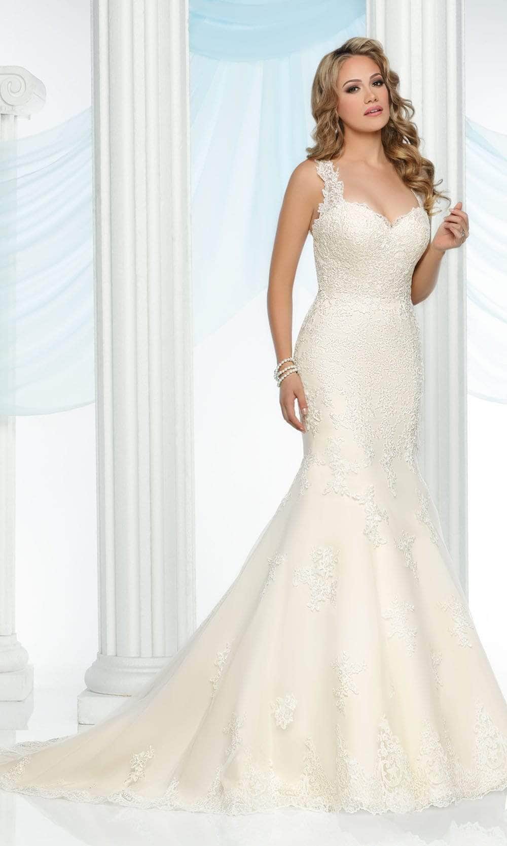 Da Vinci Bridal 50429 - Sweetheart Wedding Gown Wedding Dresses 16 /Ivory/Ivory