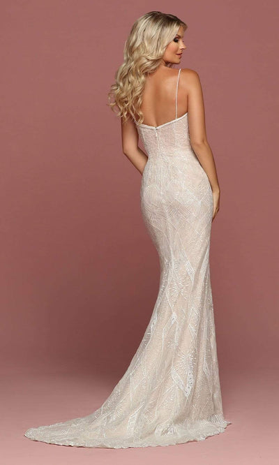 Da Vinci - Beaded Sweetheart Bridal Gown 50480SC In White