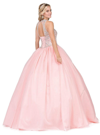 Dancing Queen - 1205 Embellished Jewel Quinceanera Gown Special Occasion Dress