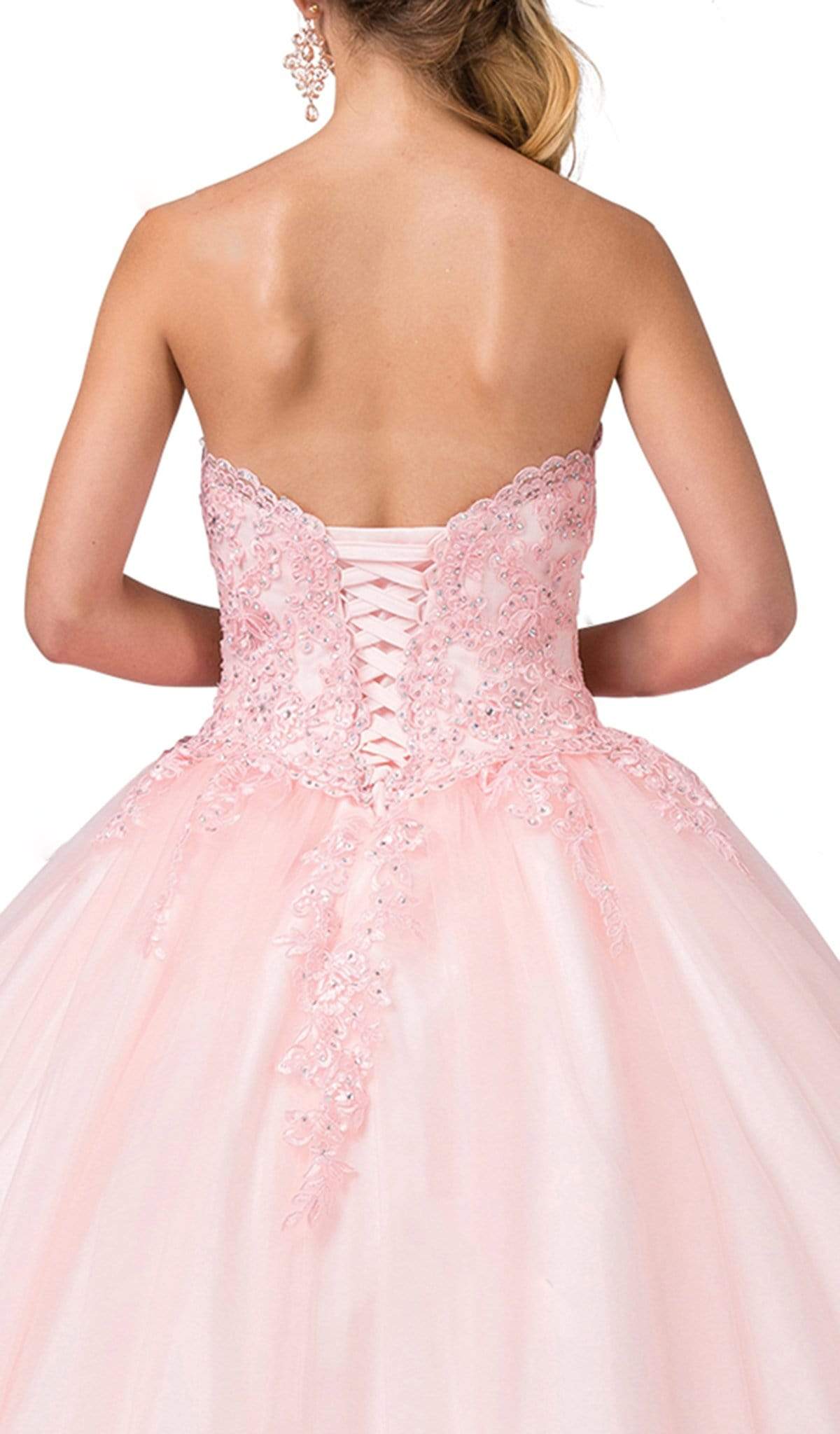 Dancing Queen - 1337 Lace Appliqued Sweetheart Bodice Ballgown Sweet 16 Dresses
