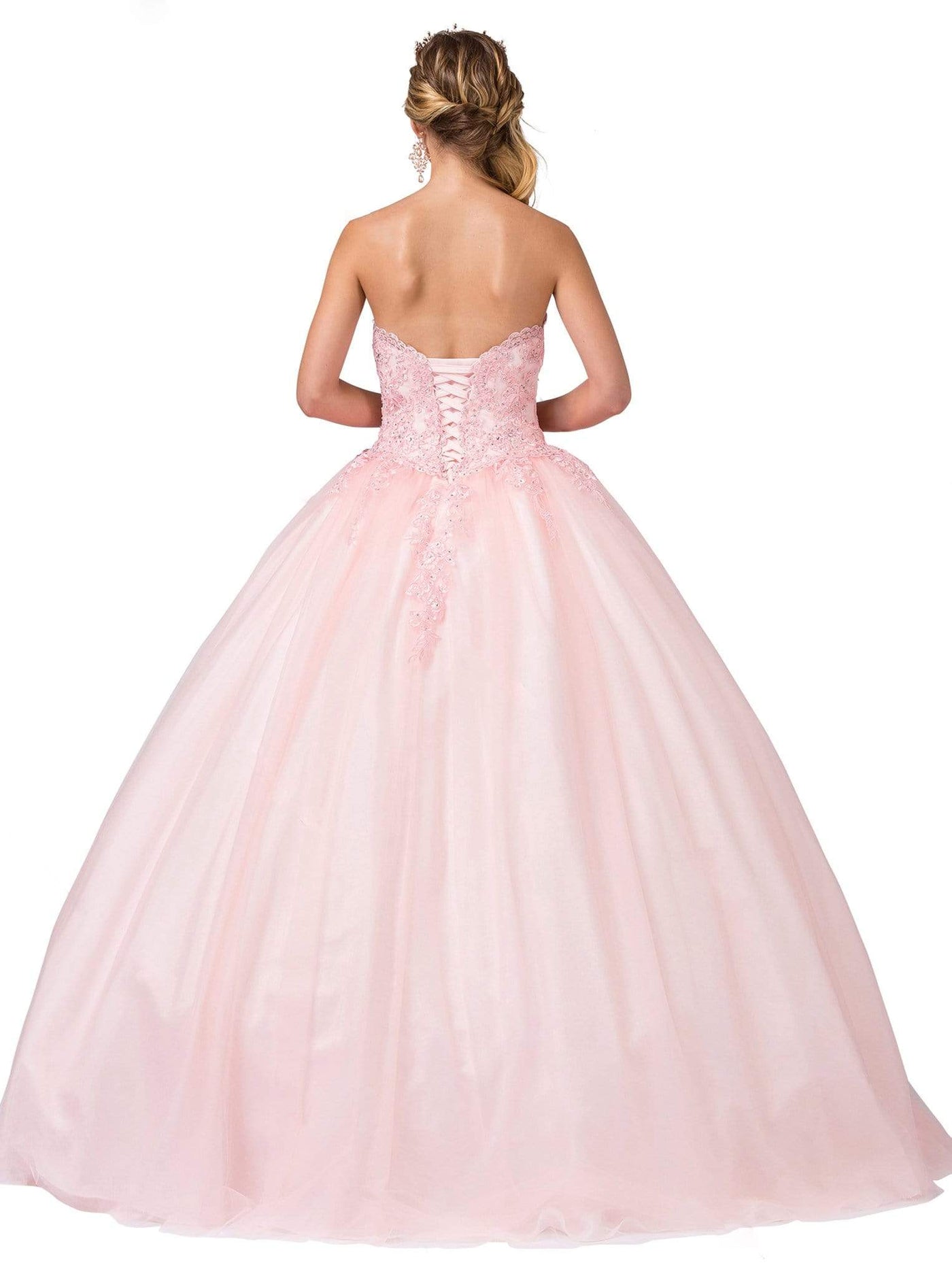 Dancing Queen - 1337 Lace Appliqued Sweetheart Bodice Ballgown Sweet 16 Dresses
