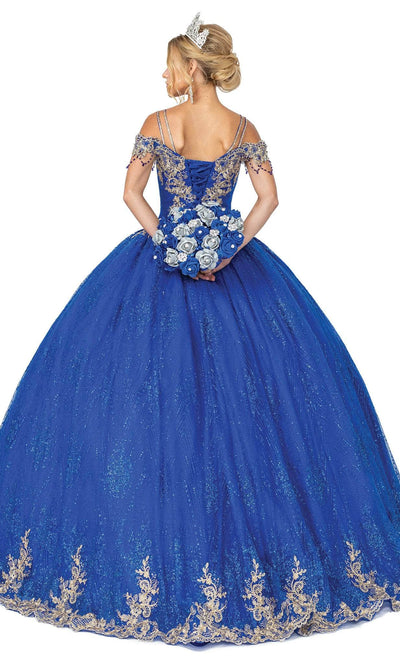 Dancing Queen 1509 - Scalloped Lace Quinceanera Ballgown Ball Gowns