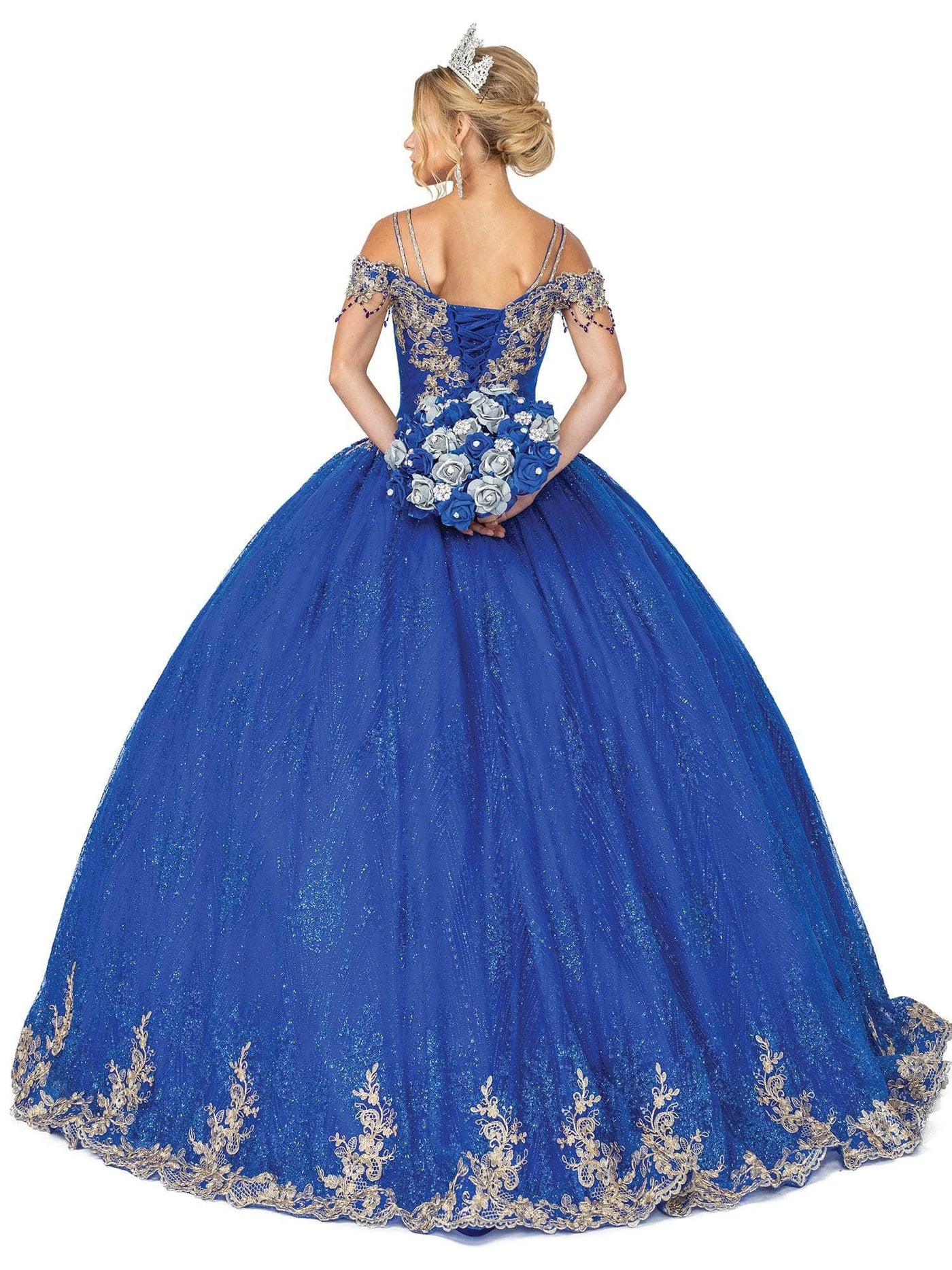 Dancing Queen 1509 - Scalloped Lace Quinceanera Ballgown Special Occasion Dress