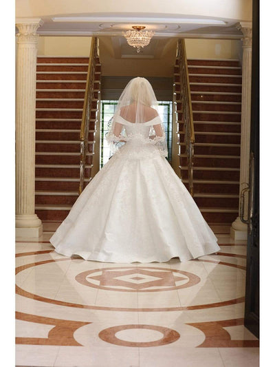 Dancing Queen - 158 Embellished Off-Shoulder Ballgown Wedding Dresses