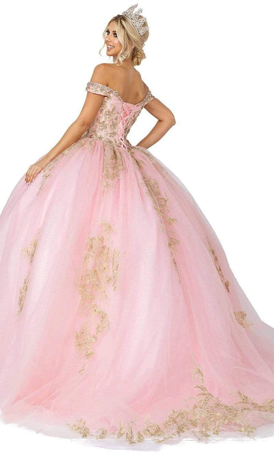 Dancing Queen - 1584 Rhinestone Lace Applique Gown Special Occasion Dress