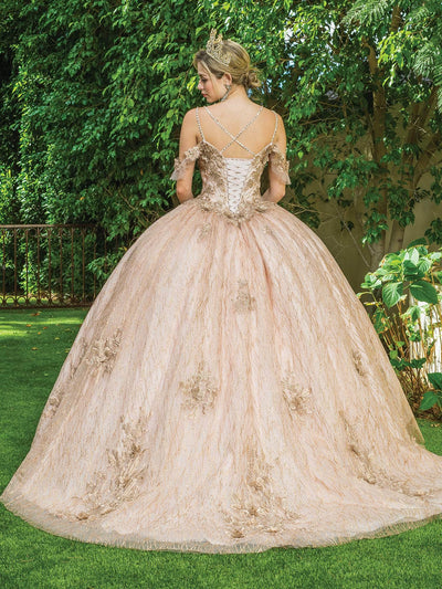 Dancing Queen 1633 - Floral Lace Sweetheart Ballgown Ball Gowns