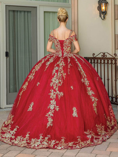Dancing Queen 1657 - Sequin Embroidered Sweetheart Ballgown Ball Gowns