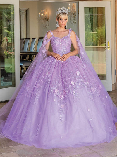 Dancing Queen 1664 - Floral Quinceanera Ballgown Special Occasion Dress