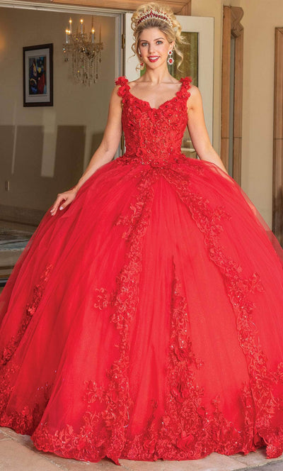 Dancing Queen 1678 - Embroidered Quinceanera Ballgown Ball Gowns