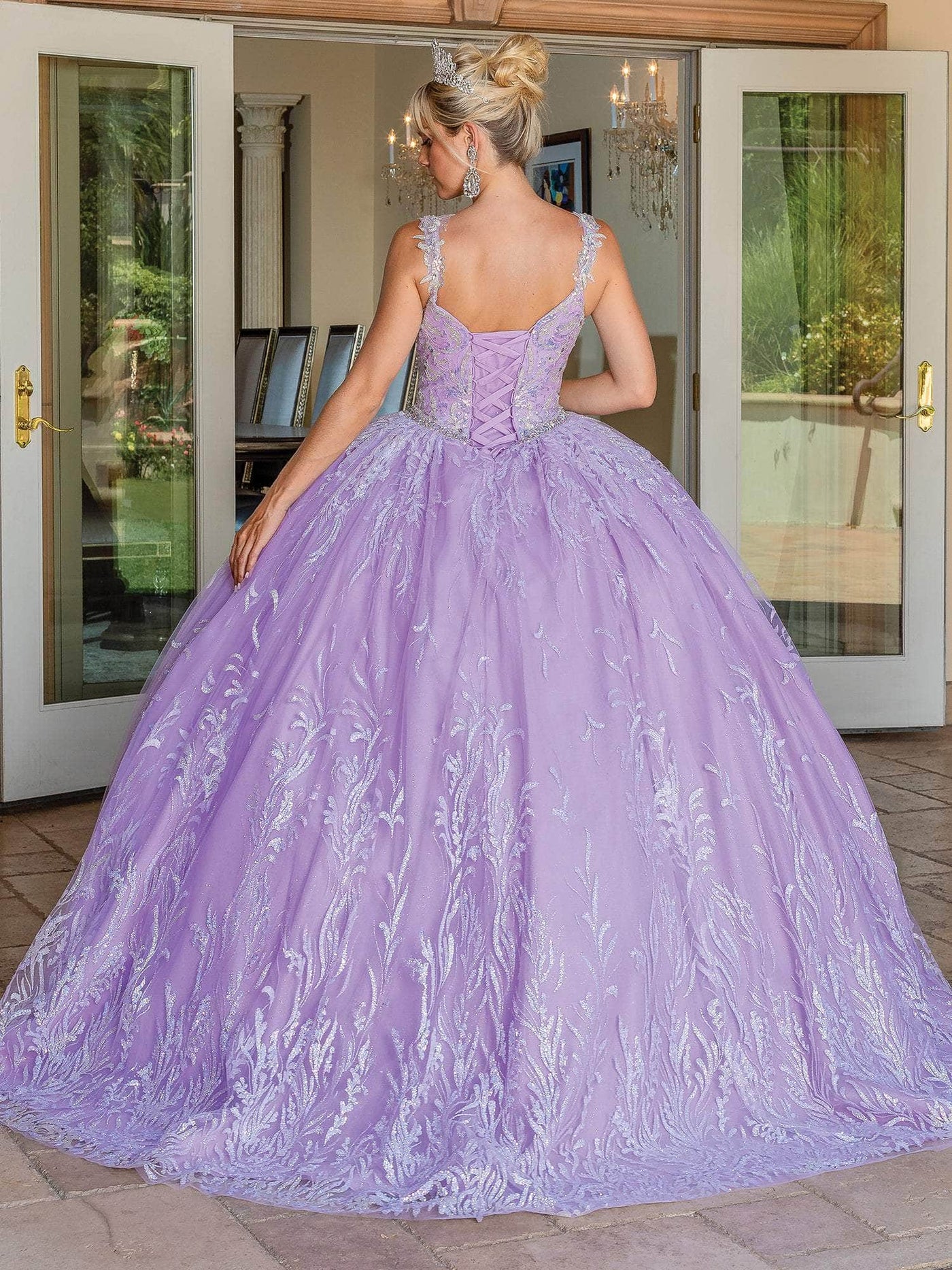 Dancing Queen 1685 - Glitter Sweetheart Quinceanera Ballgown Special Occasion Dress