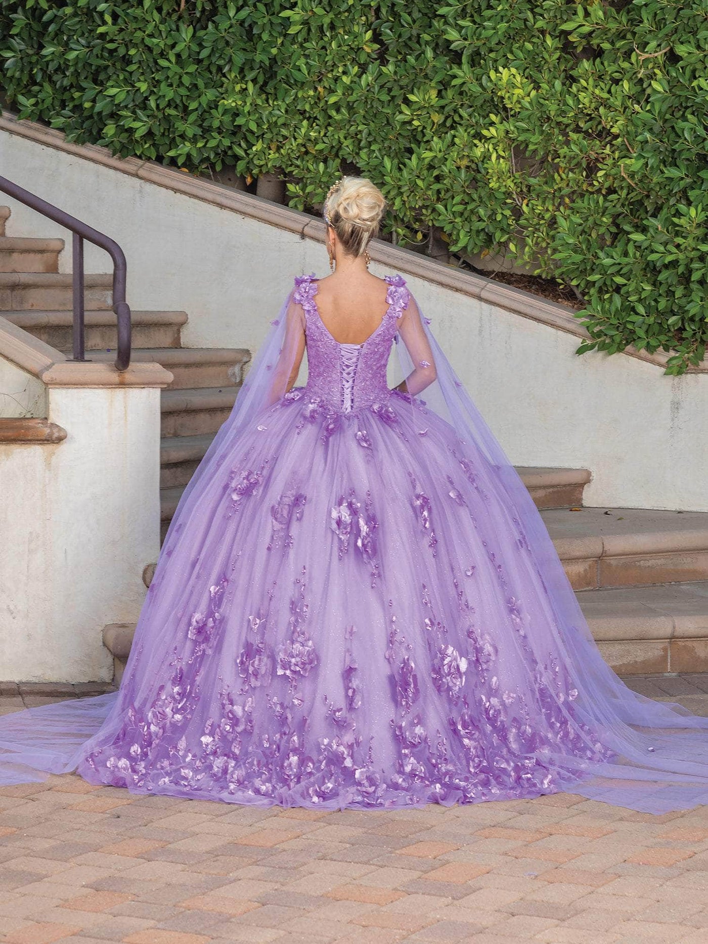 Dancing Queen 1695 - Applique Quinceanera Ballgown Special Occasion Dress