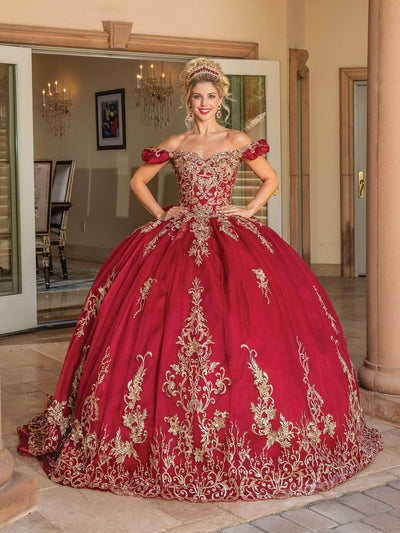 Dancing Queen 1697 - Puff Off Shoulder Quinceanera Ballgown Special Occasion Dress