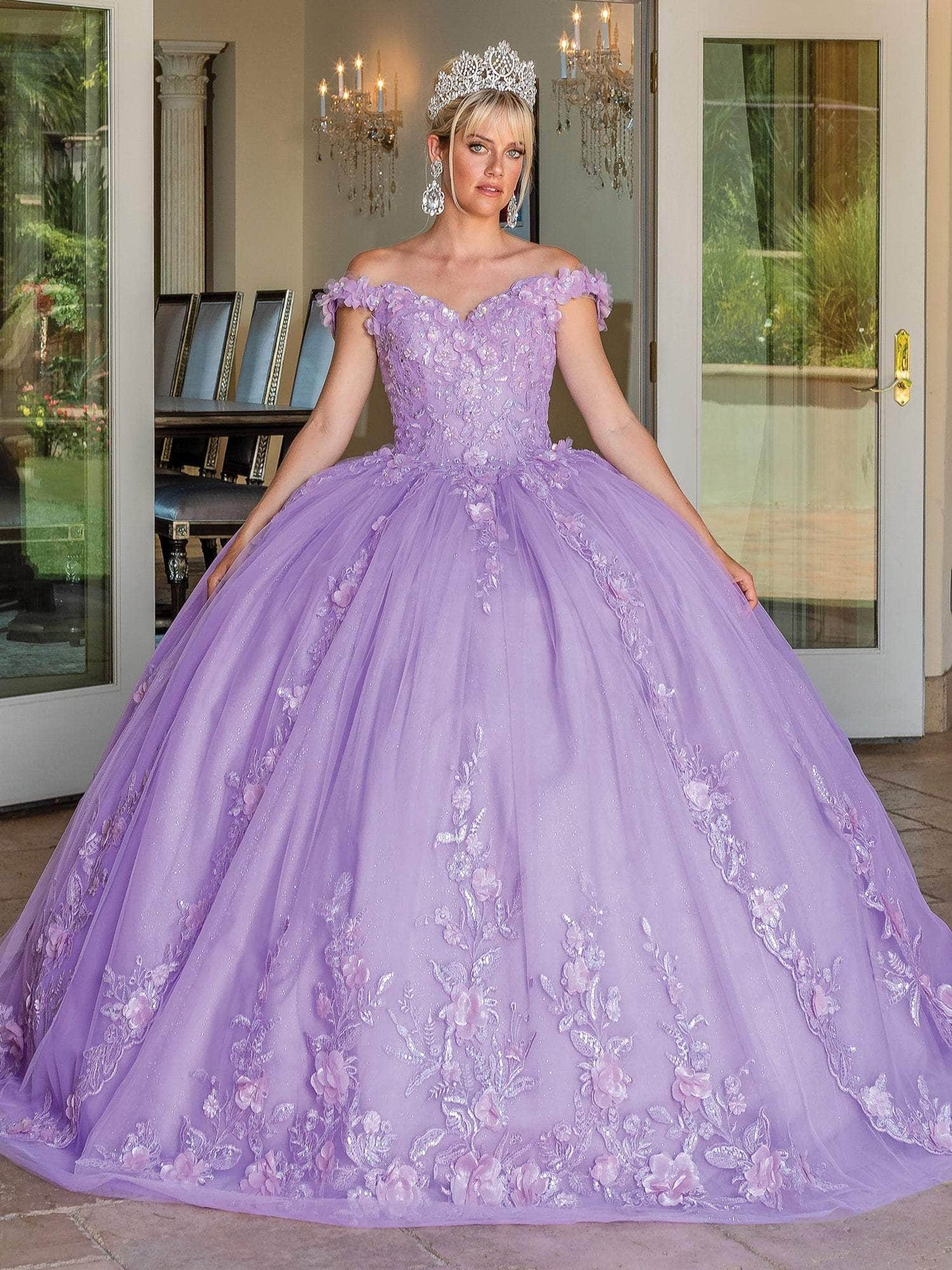 Dancing Queen 1698 - Embellished Quinceanera Ballgown Special Occasion Dress
