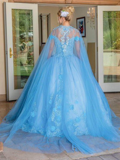 Dancing Queen 1706 - Bead Fringed Quinceanera Ballgown Special Occasion Dress