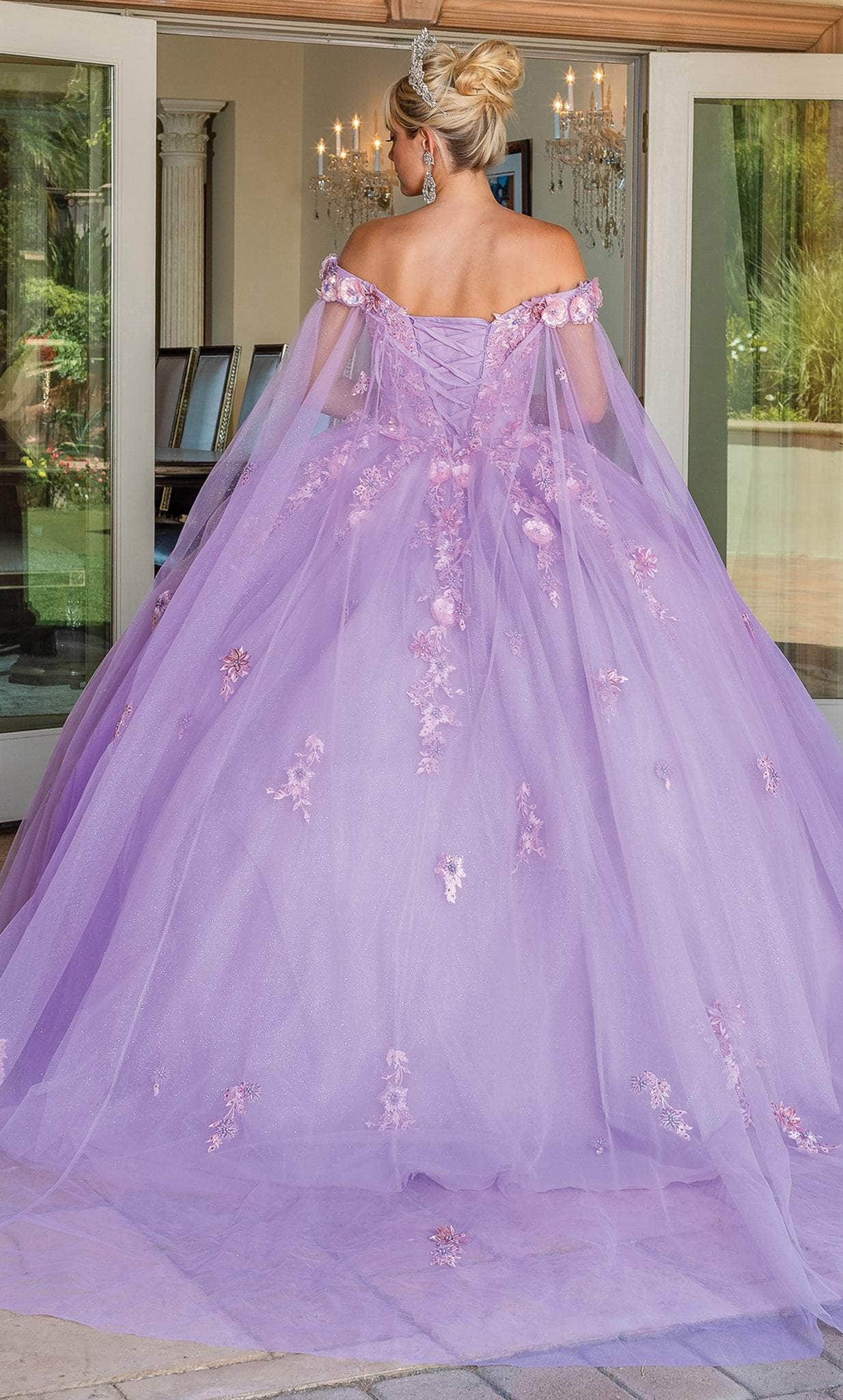 Dancing Queen 1714 - Sweetheart Floral Sequin Ballgown Quinceanera Dresses