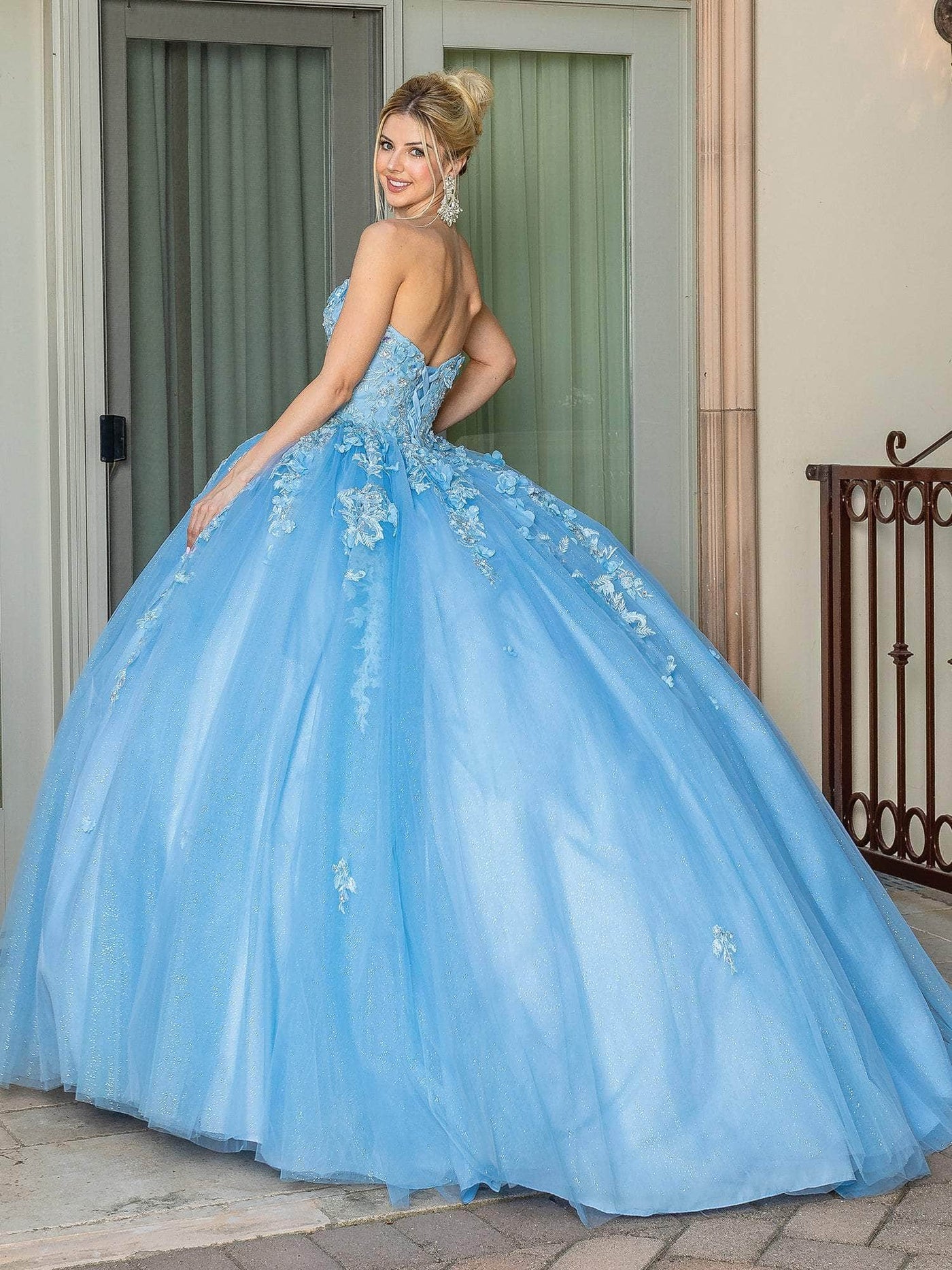 Dancing Queen 1717 - Sweetheart Lace-Up Back Ballgown Quinceanera Dresses