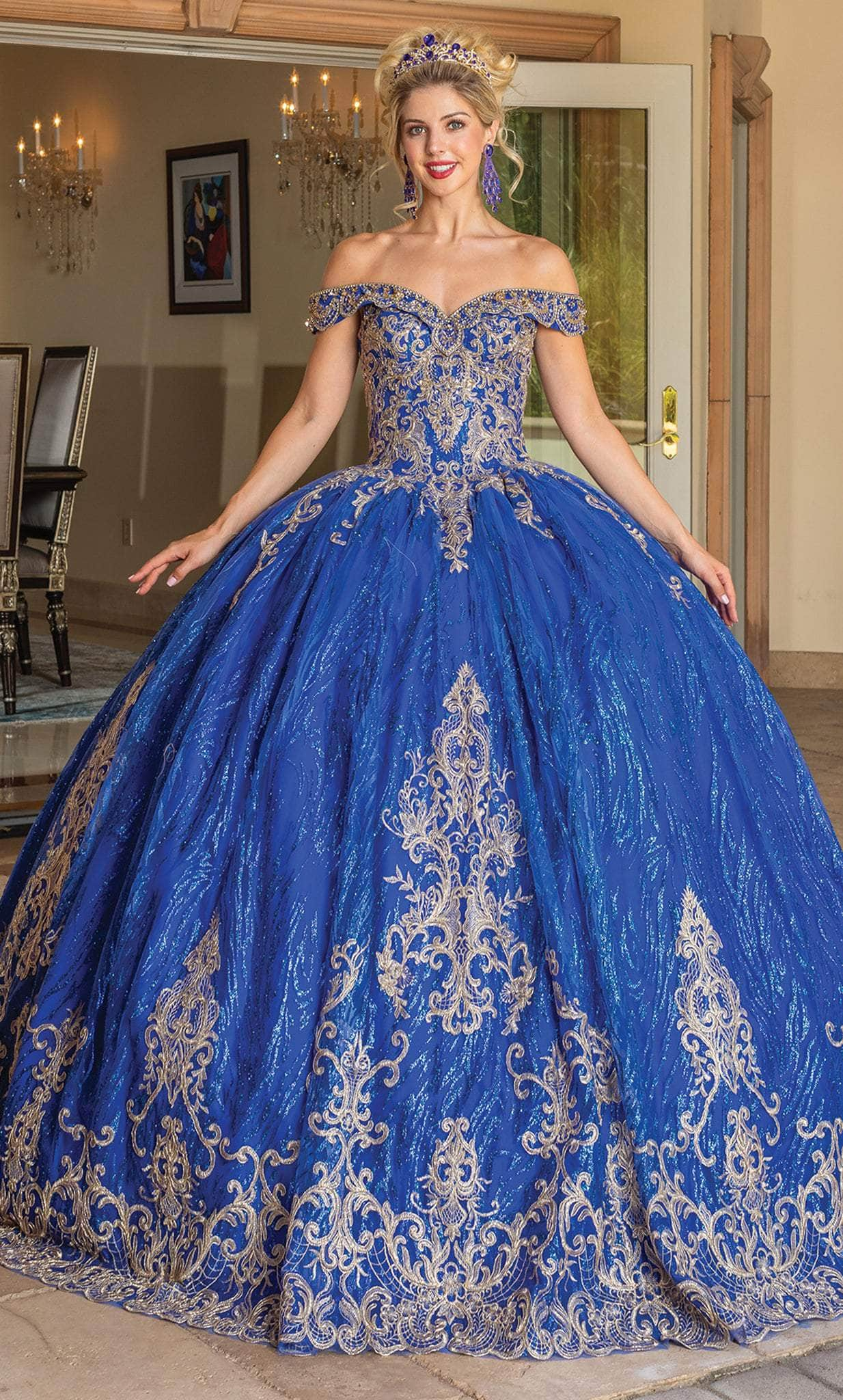 Dancing Queen 1719 - Detachable Cape Sweetheart Ballgown Quinceanera Dresses