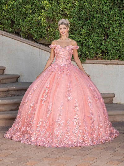 Dancing Queen 1727 - Floral Embroidered Sweetheart Ballgown Ball Gowns