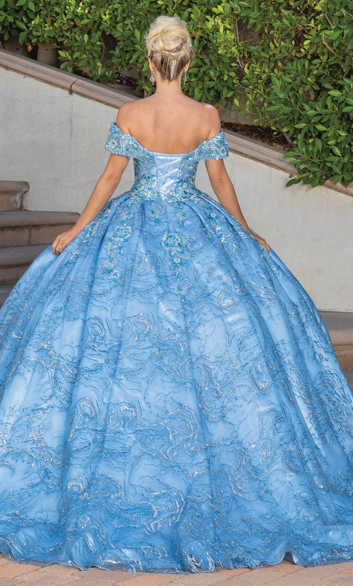 Dancing Queen 1736 - Embellished Off-Shoulder Ballgown Ball Gowns