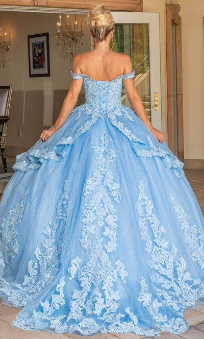 Dancing Queen 1741 - Embellished Off Shoulder Ballgown Ball Gowns