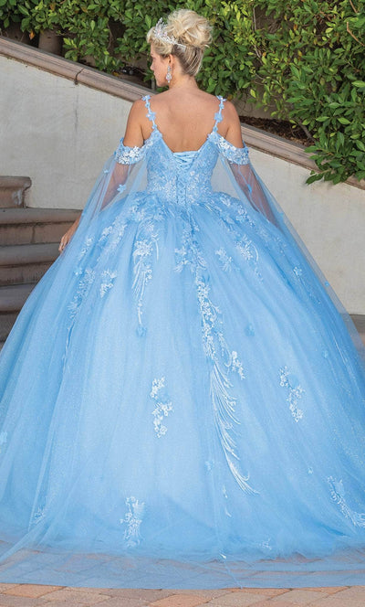 Dancing Queen 1749 - Floral Off Shoulder Ballgown Ball Gowns