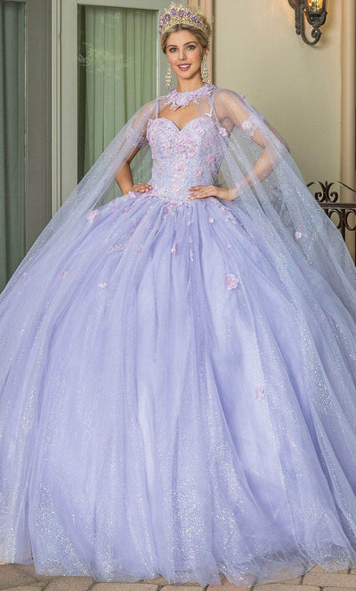 Dancing Queen 1785 - Sweetheart Ballgown With Cape Ball Gowns