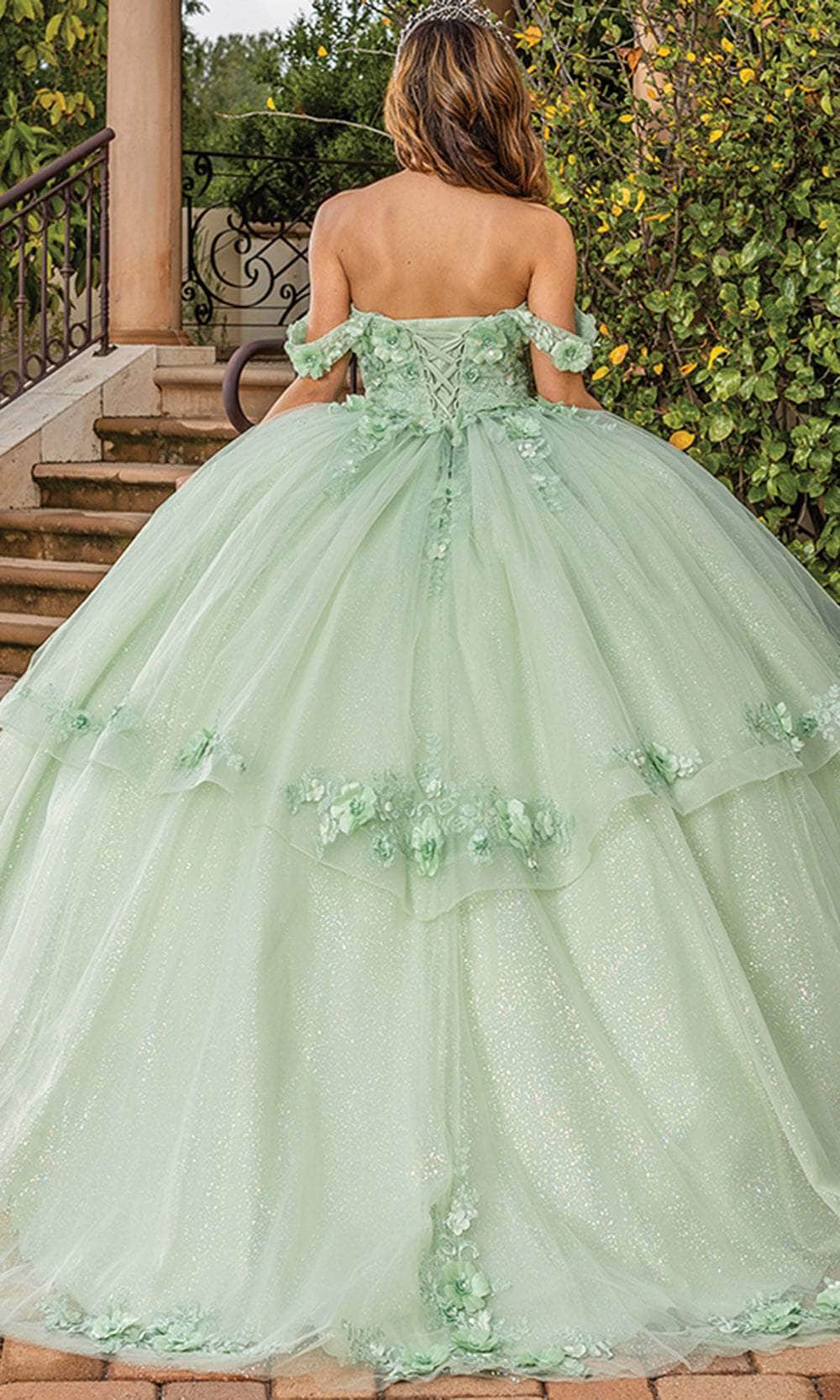 Dancing Queen 1788 - Floral Ornate Ballgown Special Occasion Dress