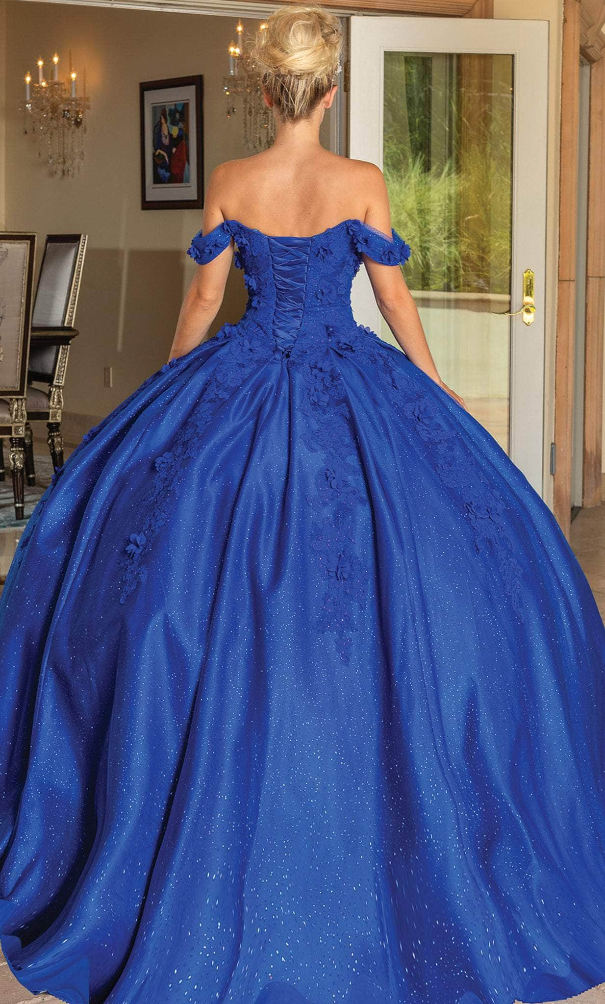 Dancing Queen 1790 - Embellished Off-Shoulder Ballgown Special Occasion Dress