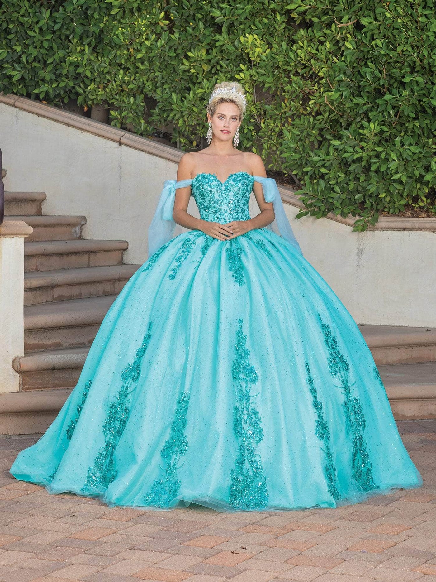 Dancing Queen 1791 - Bow Sash Quinceanera Ballgown Special Occasion Dress