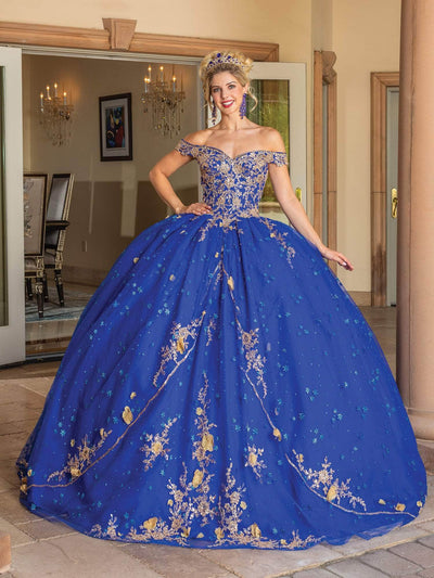 Dancing Queen 1796 - Floral Beaded Ballgown Ball Gowns