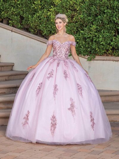 Dancing Queen 1797 - Sweetheart Floral Appliqued Ballgown Special Occasion Dress