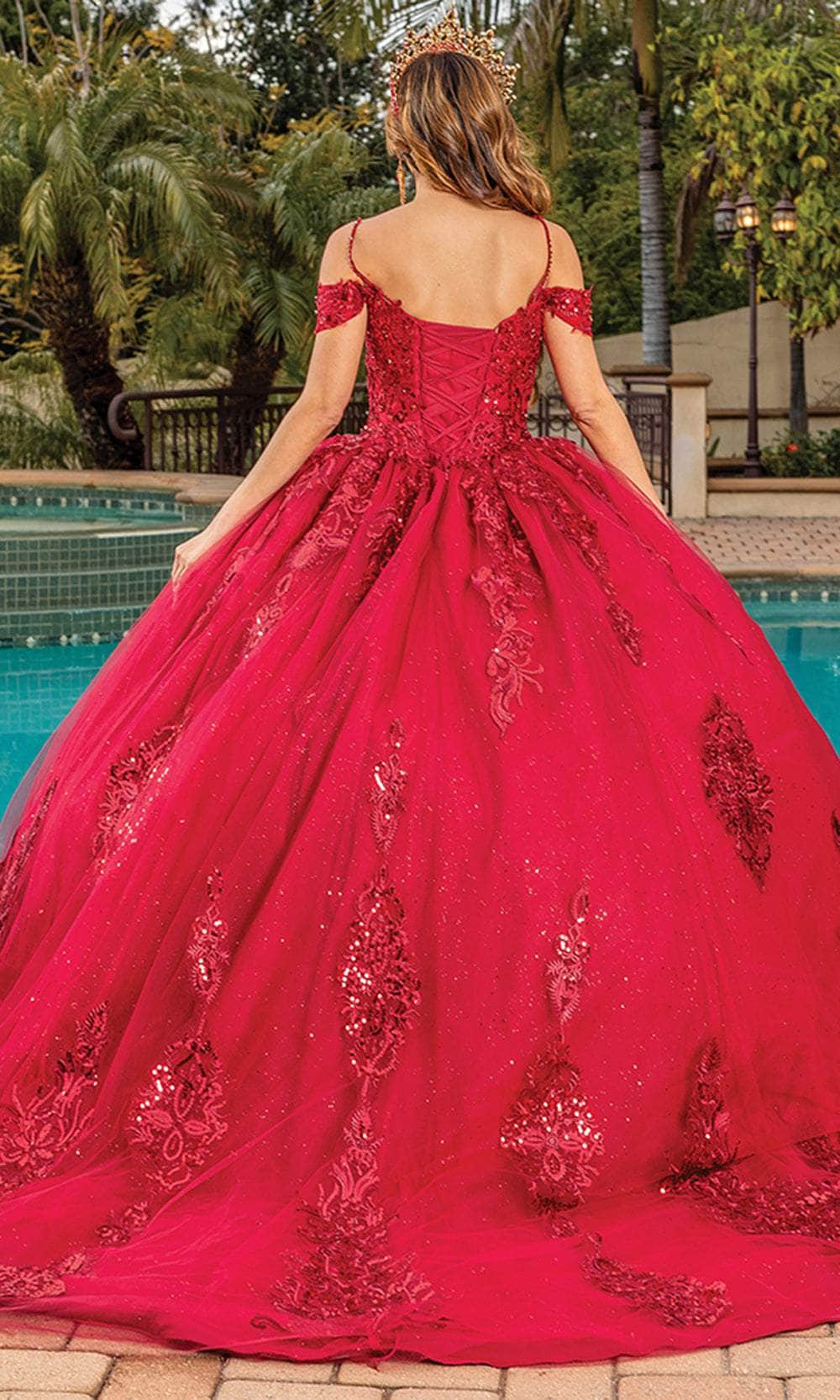 Dancing Queen 1811 - Sweetheart Sequin Lace Ballgown Ball Gowns