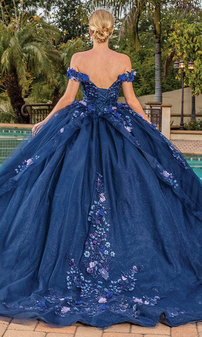 Dancing Queen 1832 - Sweetheart Floral Appliqued Ballgown Special Occasion Dress