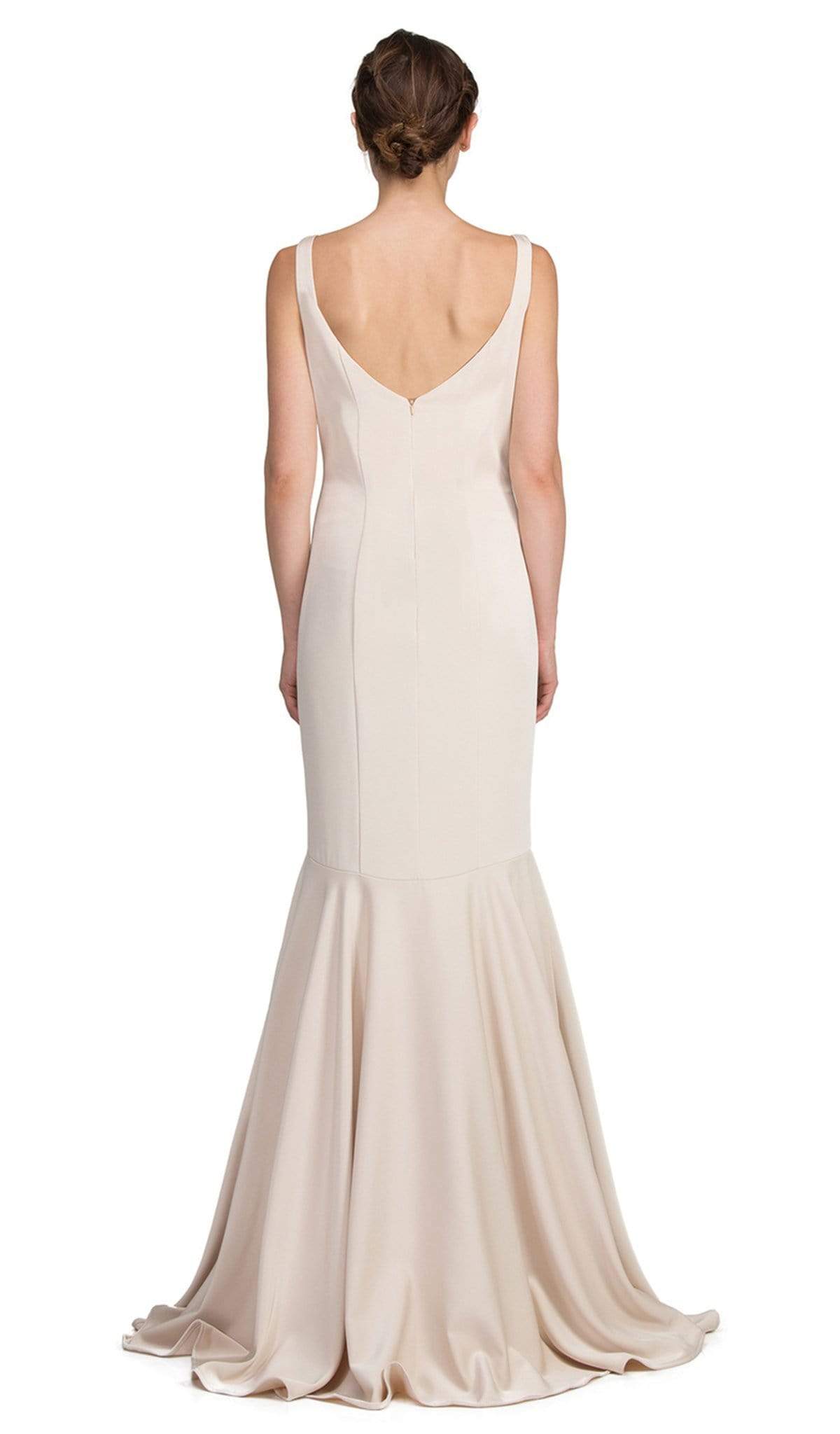 Dancing Queen - 2186 Sleeveless Plunging Neckline Trumpet Dress Special Occasion Dress